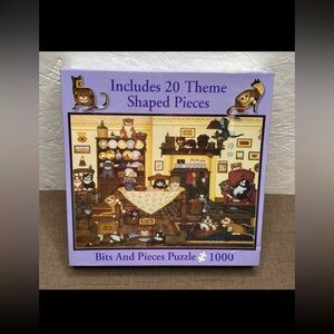 *Read Bits and Pieces Kitchen Kittens 1000-Piece Puzzle New Hard to Find HTF
